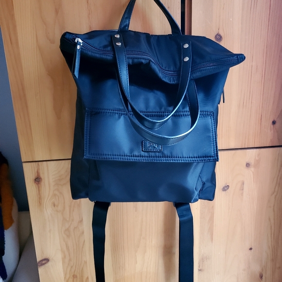 Roots Black Nylon Backpack - Picture 7 of 10